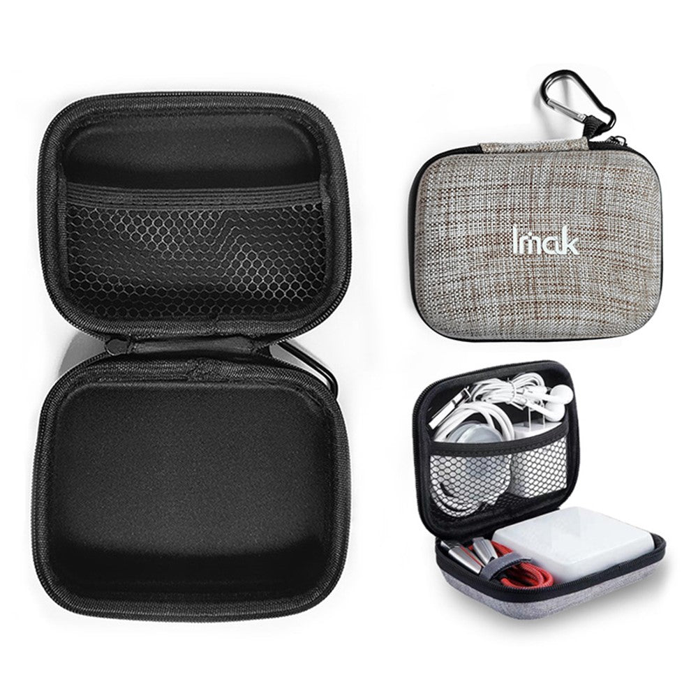 IMAK Digital Storage Bag Power Bank Data Cable Charger Electronics Accessories Portable Pouch, Size: L