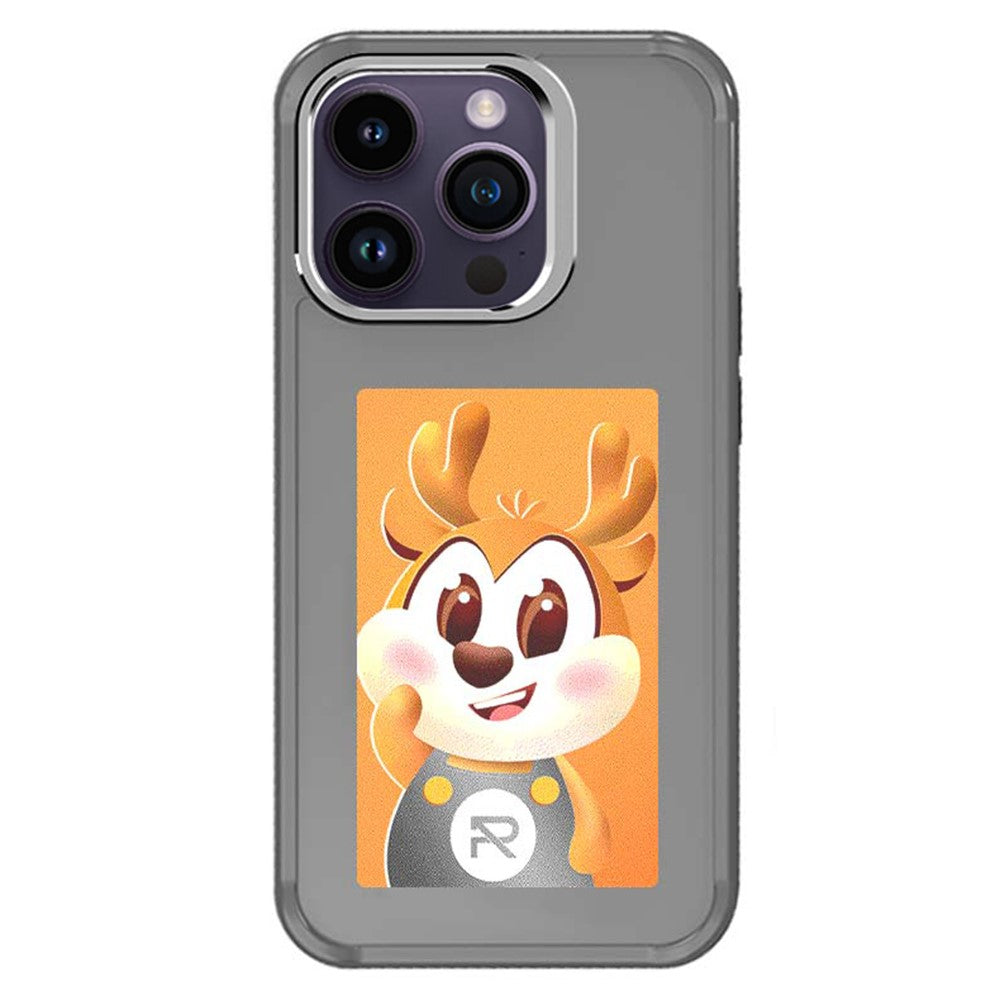For iPhone 14 Pro Max Smart E-Ink Phone Case 4 Color HD 4 inch Display NFC DIY Customized Screen