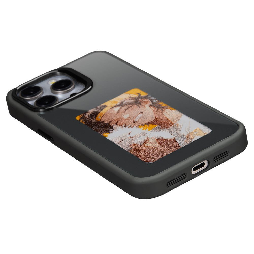 For iPhone 13 Pro E Ink Cover 4-Color Display Phone Case NFC Projection Customized Pattern