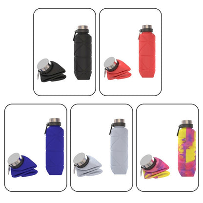 700ML Portable Folding Silicone Water Bottle Outdoor Travel Collapsible Drinking Cup (BPA Free, FDA Certified)