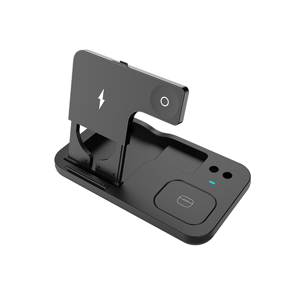 4-in-1 15W Fast Wireless Charging Station for Multiple Devices, iPhone + Apple Watch + Apple AirPods + Apple Pencil