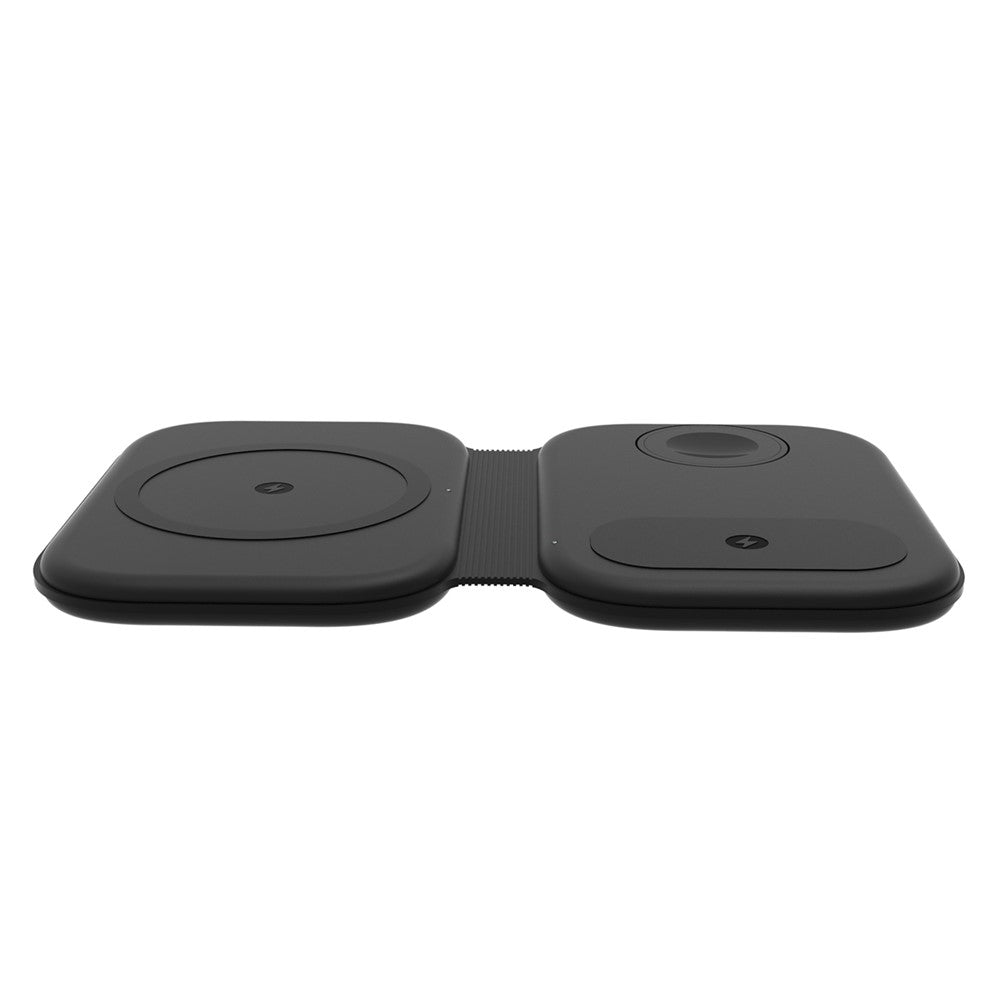 F20 Magnetic Folding 3 in1 Wireless Fast Charging Station for iPhone Apple Watch AirPods Samsung Galaxy Buds