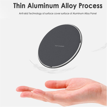 Q25 10W Fast Wireless Charger Qi Smart Lightweight Portable Charging Station for iPhone Series