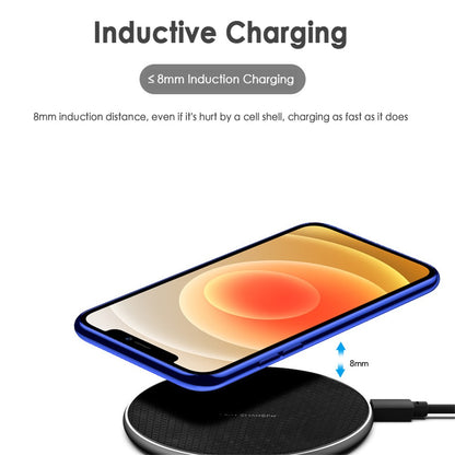 Q25 10W Fast Wireless Charger Qi Smart Lightweight Portable Charging Station for iPhone Series