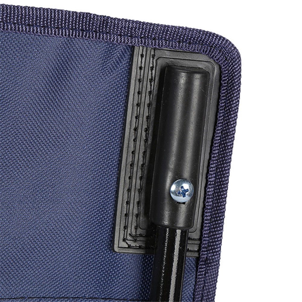 Size S Metal+Oxford Cloth Portable Folding Chair Outdoor Camping Fishing Backrest Chair