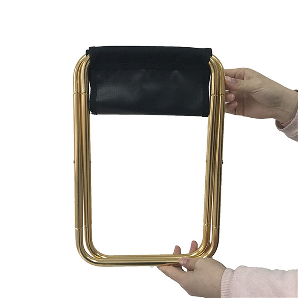 HALIN Camping Folding Stool Portable Lightweight Mini Stool Chair for Fishing Hiking Backpacking