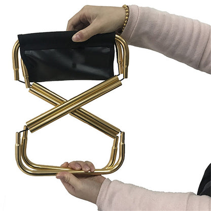 HALIN Camping Folding Stool Portable Lightweight Mini Stool Chair for Fishing Hiking Backpacking