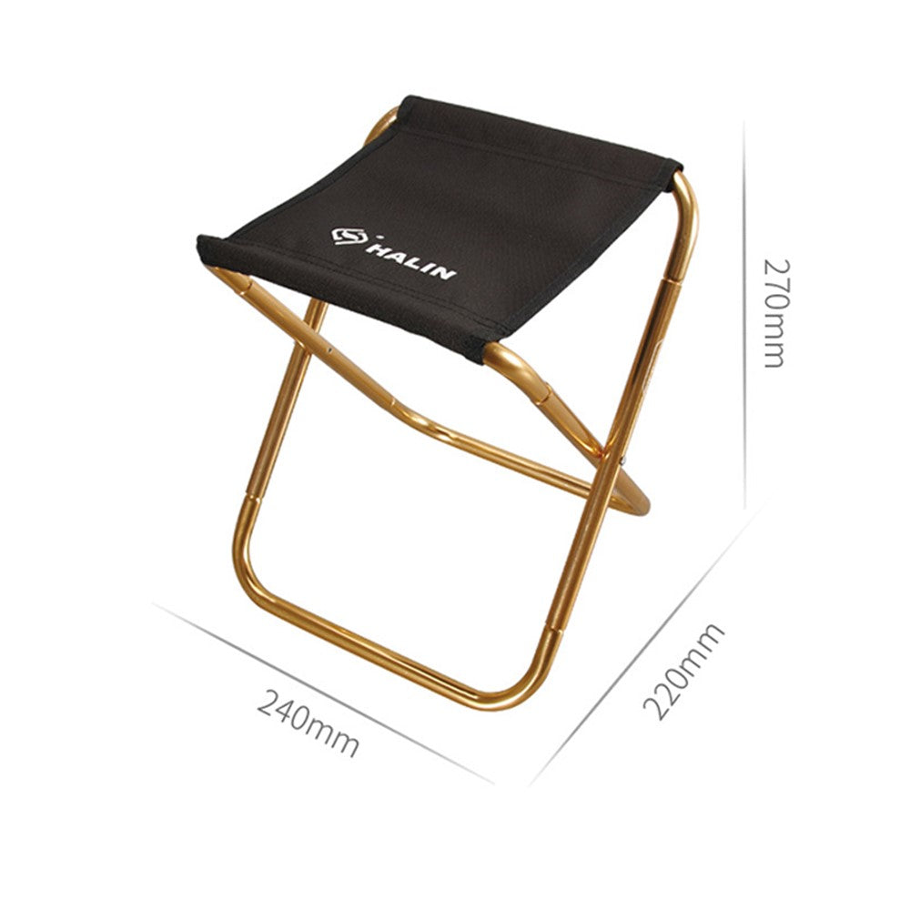 HALIN Camping Folding Stool Portable Lightweight Mini Stool Chair for Fishing Hiking Backpacking