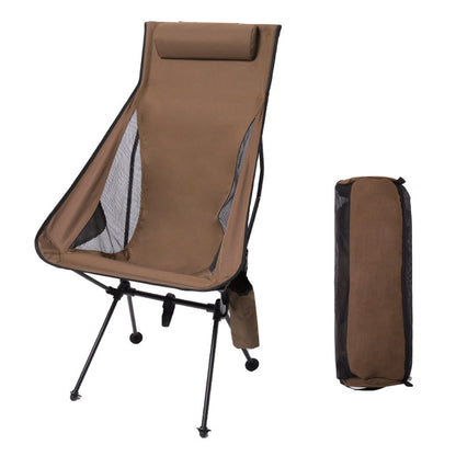 HALIN Portable Foldable Chair Aluminum Alloy Pole 600D Oxford Cloth Camping Fishing Chair