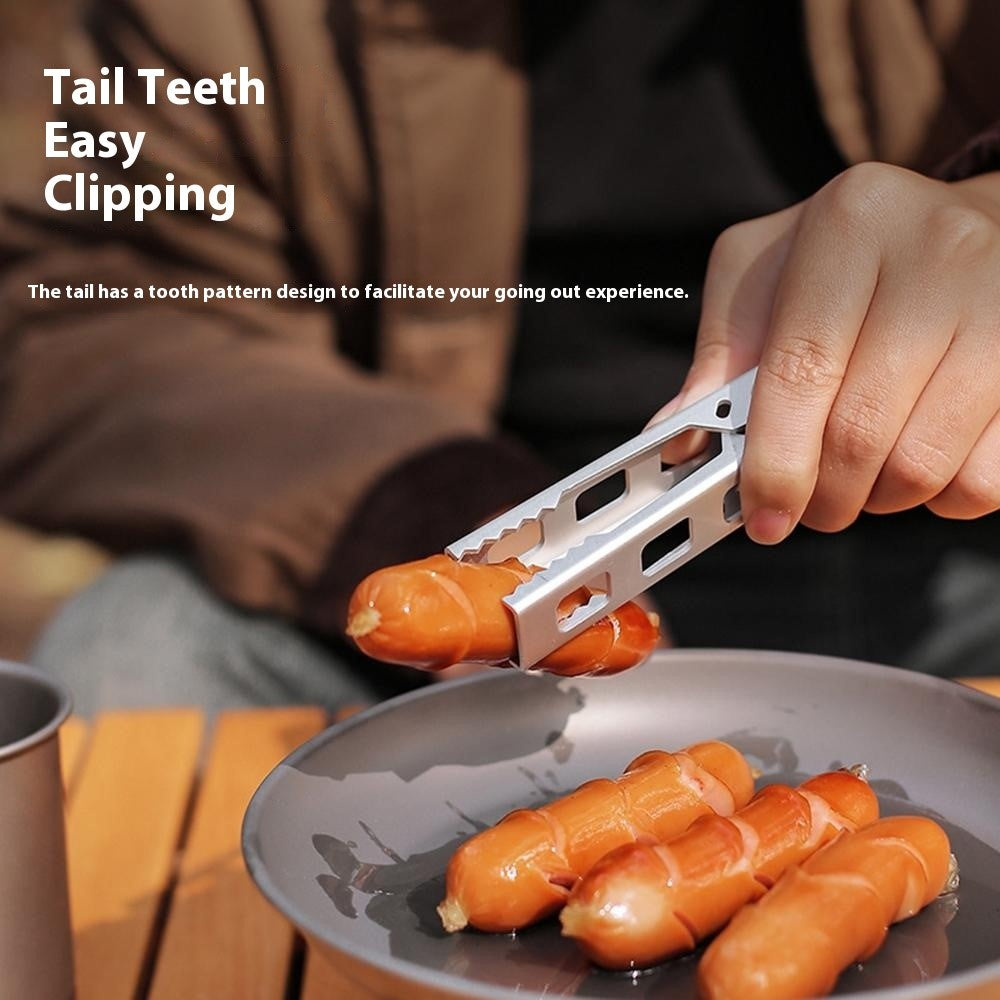 HALIN Pot Clip Pan Bowl Gripper Aluminum Alloy Outdoor Picnic Anti-scalding Grill Cookware Holder Clamp