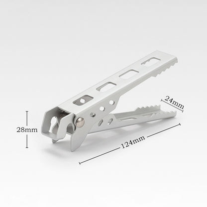 HALIN Pot Clip Pan Bowl Gripper Aluminum Alloy Outdoor Picnic Anti-scalding Grill Cookware Holder Clamp