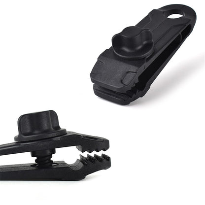 5Pcs/Set Outdoor Tent Canopy Tarp Clip Awning Windproof Fixed Buckle Clip for Camping Hiking