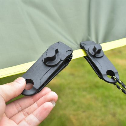 5Pcs/Set Outdoor Tent Canopy Tarp Clip Awning Windproof Fixed Buckle Clip for Camping Hiking