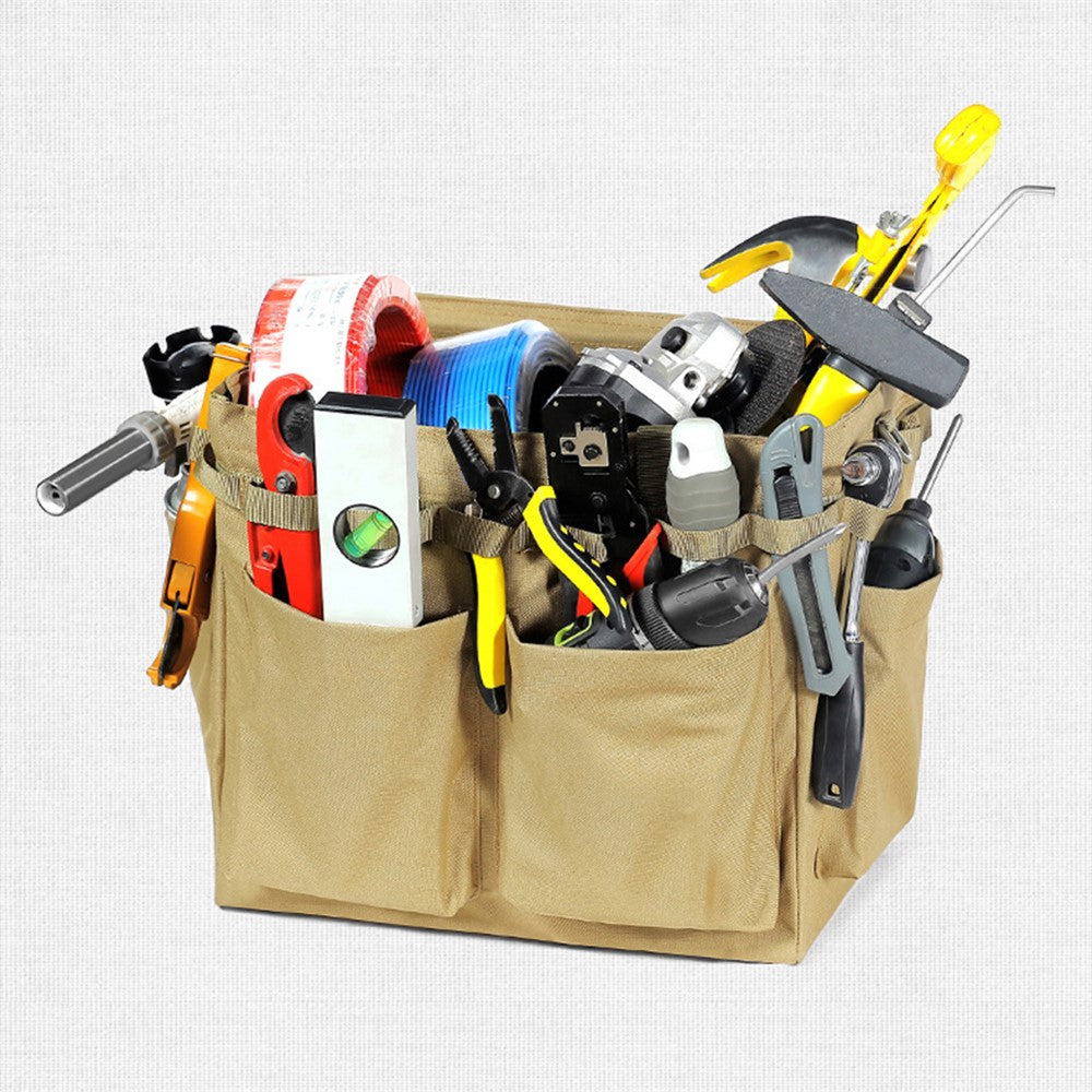 Outdoor Camping Travel Tools Storage Large Capacity Bag Folding Firewood Handbag Picnic Barbecue Cutlery Organizer