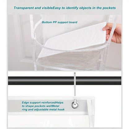 Non-Woven Fabric 6 Layer Storage Bag Wall Door Back Hanging Underwear Handbag Toy Organizer