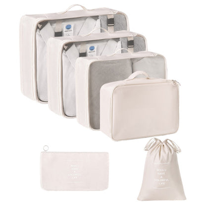 6Pcs / Set Portable Travel Business Trips Organizer Foldable Multi-Function Clothes Storage Bags
