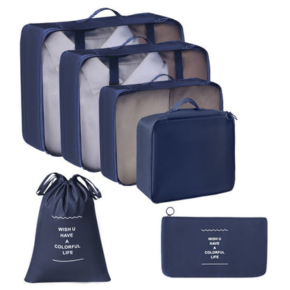6Pcs / Set Portable Travel Business Trips Organizer Foldable Multi-Function Clothes Storage Bags