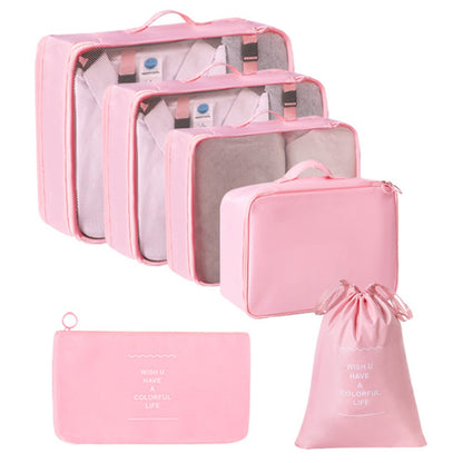 6Pcs / Set Portable Travel Business Trips Organizer Foldable Multi-Function Clothes Storage Bags
