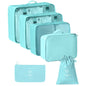 6Pcs / Set Portable Travel Business Trips Organizer Foldable Multi-Function Clothes Storage Bags