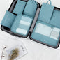 Travel Organizer Set 7 Pieces Clothing Sorting Packing Cubes Waterproof Luggage Storage Bags