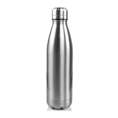 JUNSUNMAY 500ml 304 Stainless Steel Vacuum Insulated Cup Office School Outdoor Water Bottle (BPA-Free, No FDA Certification)