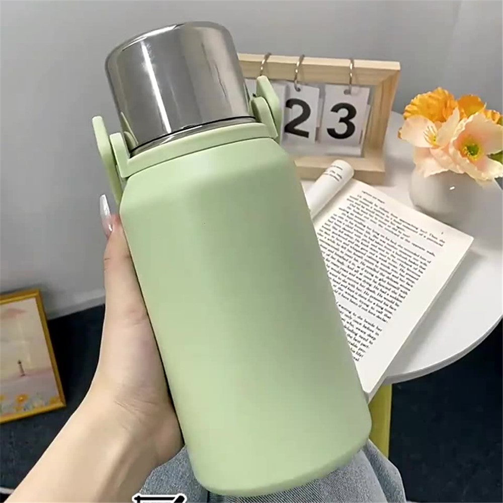 800ml Water Cup Stainless Steel Insulated Kettle with Strainer and Long Strap for Outdoor Sports (BPA Free, No FDA Certificate)