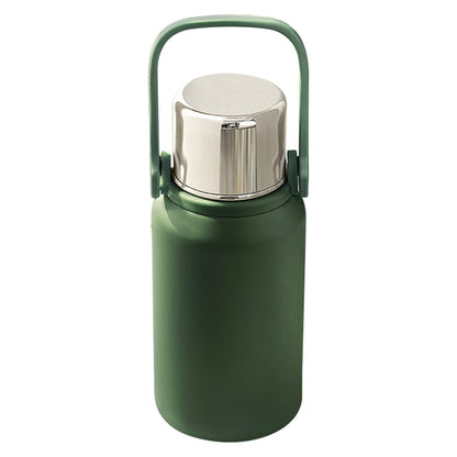 800ml Water Cup Stainless Steel Insulated Kettle with Strainer and Long Strap for Outdoor Sports (BPA Free, No FDA Certificate)