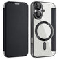 For iPhone 16 Magnetic Case RFID Blocking Leather Phone Cover