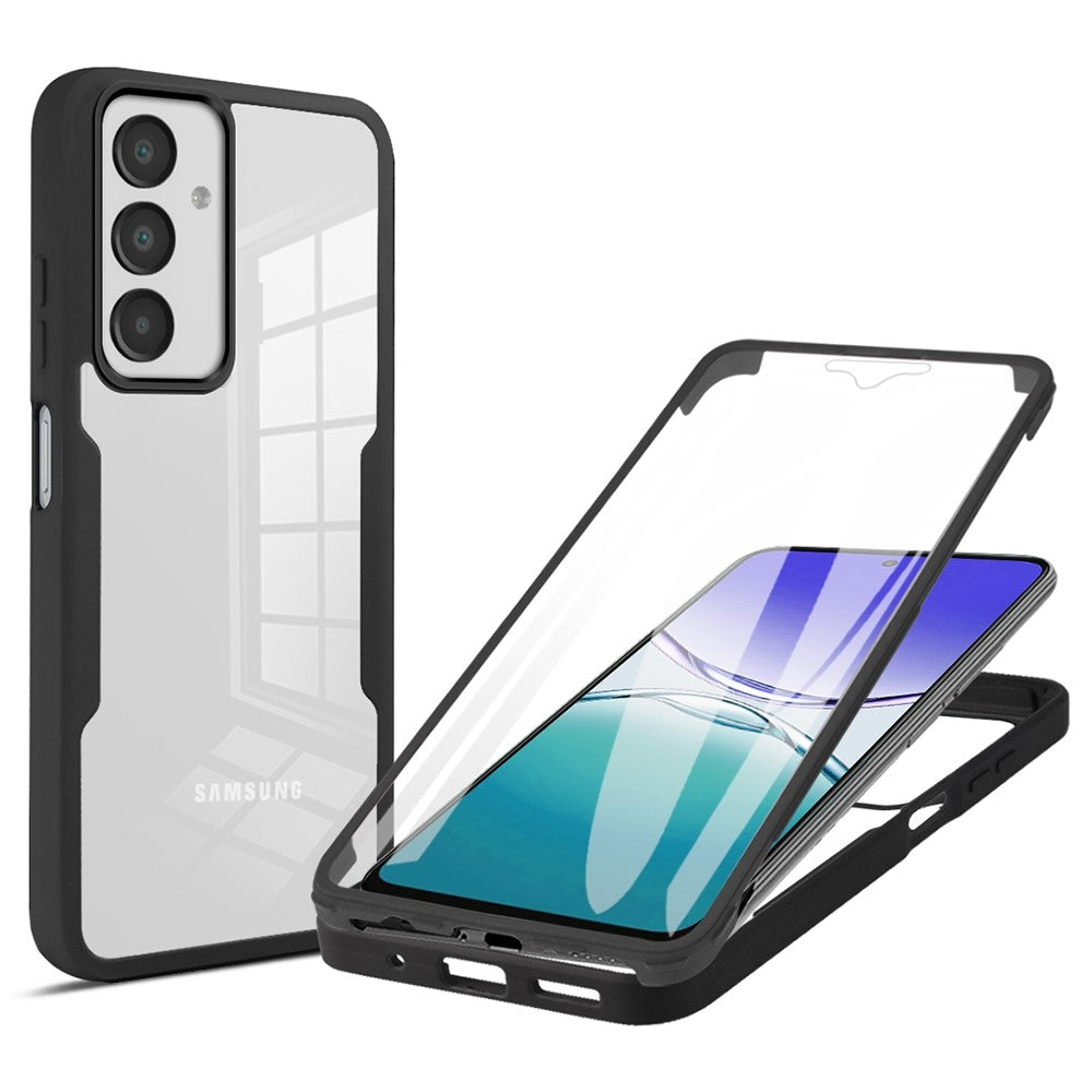 For Samsung Galaxy A17 5G / A16 5G / A16 4G Case Acrylic+TPU Clear Phone Cover with PET Screen Film