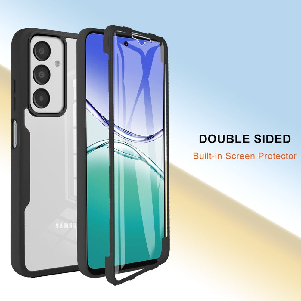 For Samsung Galaxy A17 5G / A16 5G / A16 4G Case Acrylic+TPU Clear Phone Cover with PET Screen Film