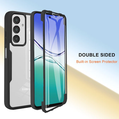 For Samsung Galaxy A17 5G / A16 5G / A16 4G Case Acrylic+TPU Clear Phone Cover with PET Screen Film