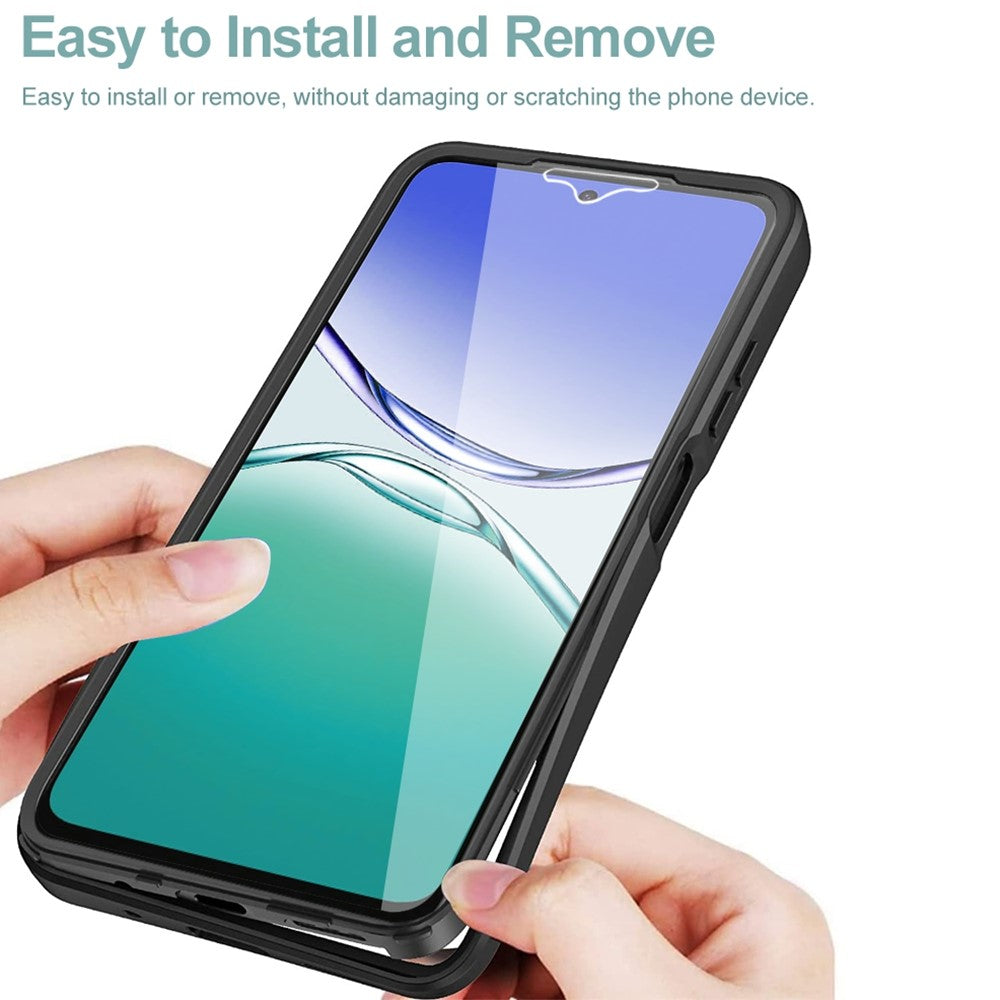 For Samsung Galaxy A17 5G / A16 5G / A16 4G Case Acrylic+TPU Clear Phone Cover with PET Screen Film