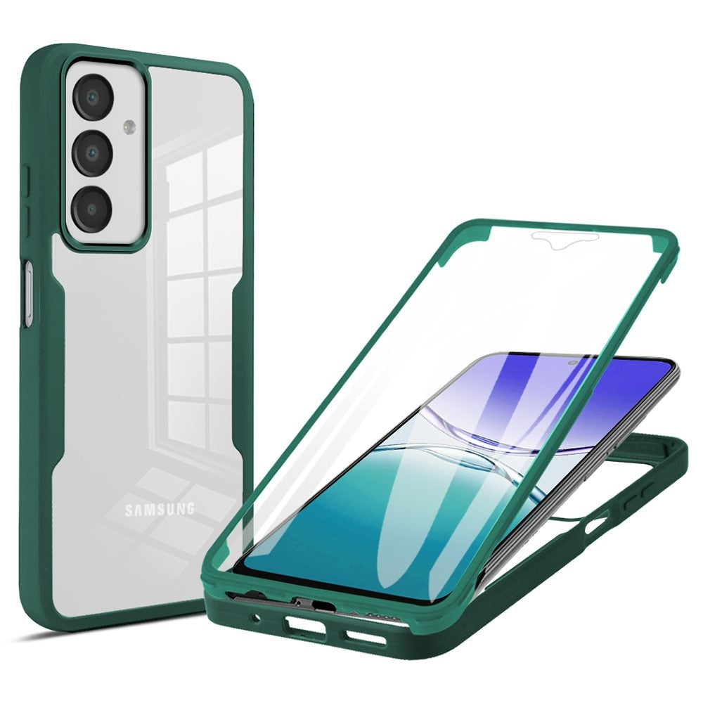 For Samsung Galaxy A17 5G / A16 5G / A16 4G Case Acrylic+TPU Clear Phone Cover with PET Screen Film