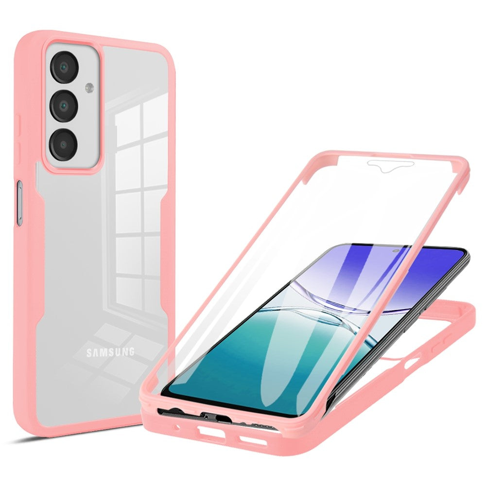 For Samsung Galaxy A17 5G / A16 5G / A16 4G Case Acrylic+TPU Clear Phone Cover with PET Screen Film