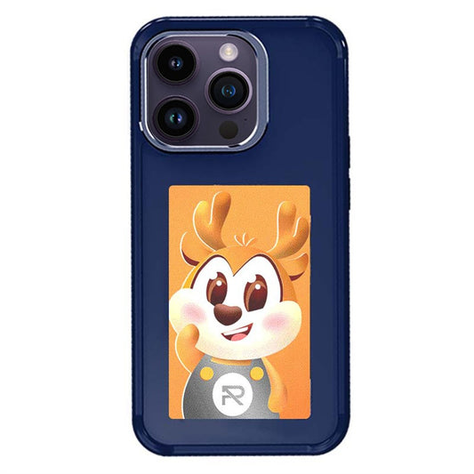 For iPhone 14 Pro Max Smart E-Ink Phone Case 4 Color HD 4 inch Display NFC DIY Customized Screen
