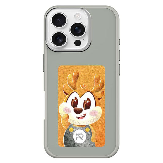 For iPhone 16 Pro Max Smart E-Ink Phone Case 4 Color HD 4 inch Display NFC DIY Customized Screen