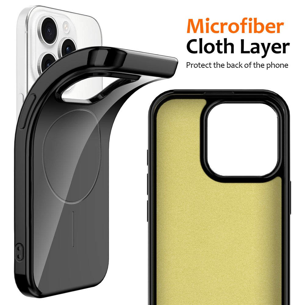 For iPhone 13 Pro Max Magnetic Case Compatible with MagSafe TPU Phone Back Cover with Lanyard