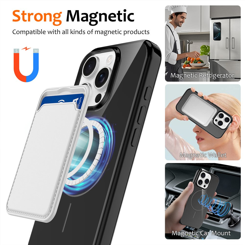 For iPhone 13 Pro Max Magnetic Case Compatible with MagSafe TPU Phone Back Cover with Lanyard