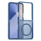 For Samsung Galaxy Z Flip7 5G Case Compatible with MagSafe TPU Frame Acrylic Back Phone Cover Skin Touch