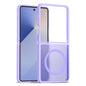 For Samsung Galaxy Z Flip7 5G Case Compatible with MagSafe TPU Frame Acrylic Back Phone Cover Skin Touch