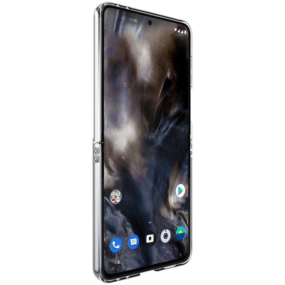 IMAK Crystal Case II Pro for Samsung Galaxy Z Flip7 5G Case Clear PC Phone Cover (Upper Cover + Lower Cover)