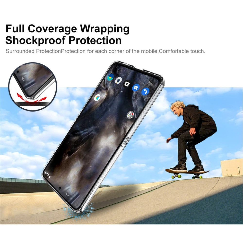 IMAK Crystal Case II Pro for Samsung Galaxy Z Flip7 5G Case Clear PC Phone Cover (Upper Cover + Lower Cover)