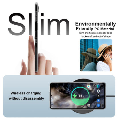 IMAK Crystal Case II Pro for Samsung Galaxy Z Flip7 5G Case Clear PC Phone Cover (Upper Cover + Lower Cover)