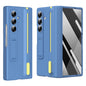 For Samsung Galaxy Z Fold7 5G Kickstand Phone Case with Tempered Glass Screen Protector and Stylus Pen