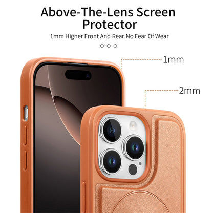 For iPhone 13 Pro Max 6.7 inch Magnetic Case CASENEO Wristband PU Leather + PC Shockproof Phone Cover