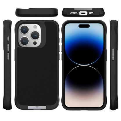 For iPhone 13 Pro Max Magnetic Case PC + TPU Phone Cover with Hidden Kickstand