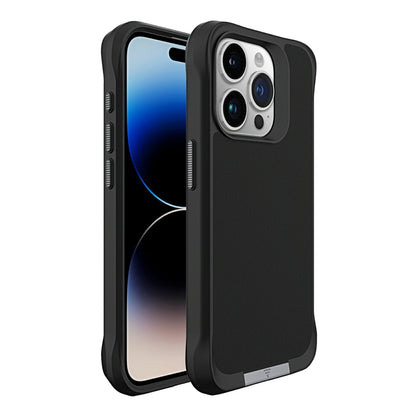 For iPhone 13 Pro Max Magnetic Case PC + TPU Phone Cover with Hidden Kickstand