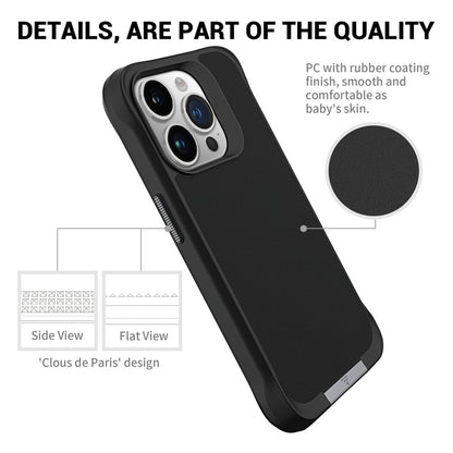 For iPhone 13 Pro Max Magnetic Case PC + TPU Phone Cover with Hidden Kickstand