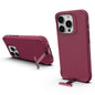 For iPhone 13 Pro Max Magnetic Case PC + TPU Phone Cover with Hidden Kickstand
