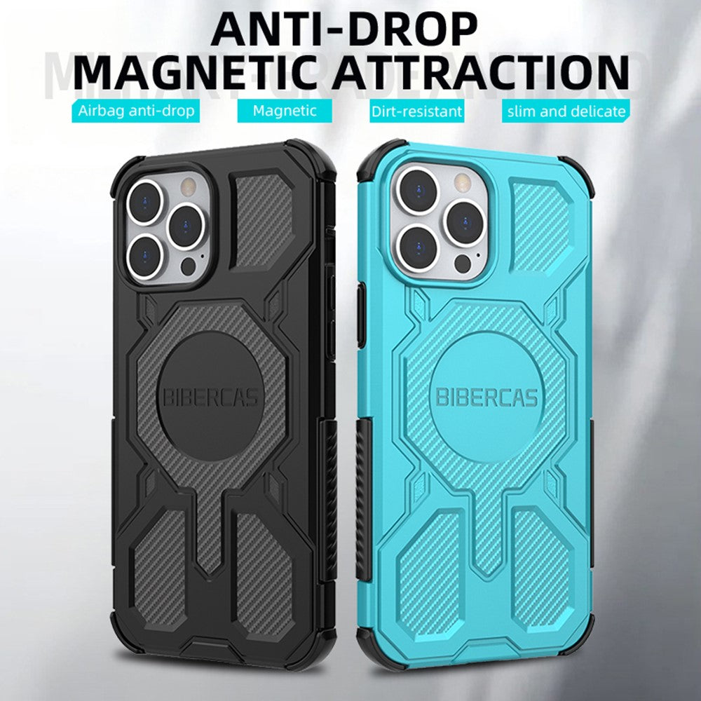 BIBERCAS J-16 Series For iPhone 13 Pro Max Case Compatible with MagSafe Anti Drop TPU + PC Phone Cover